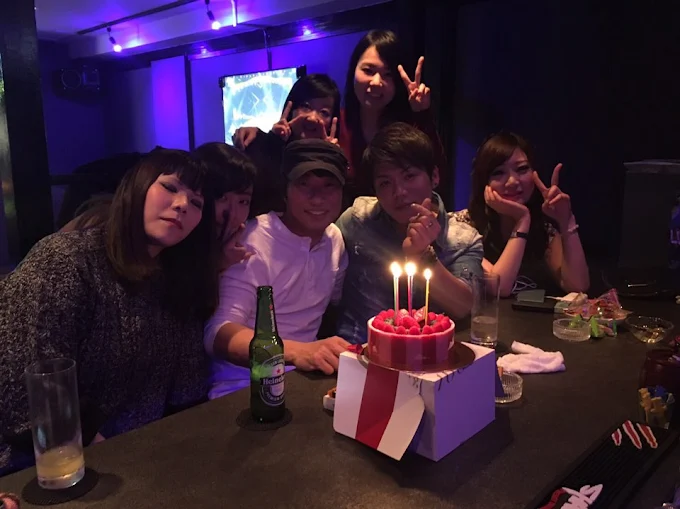 HEAVENで誕生日のお祝い
